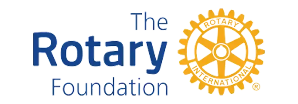The logo of The Rotary Foundation, featuring the words The Rotary Foundation and a large yellow gear symbol with Rotary International written inside the gear, is recognized by communities across the Twin Cities and beyond.