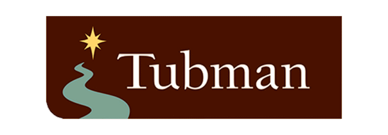 Logo with a brown background featuring a yellow star, a winding green path, and the word Tubman in large white letters—perfect for organizations specializing in Minnesota elder law or life care planning.