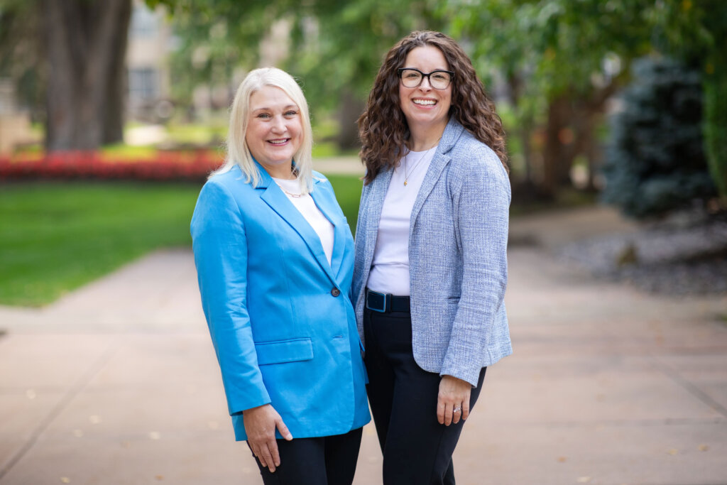 Sarah Sicheneder and Lauren Fink